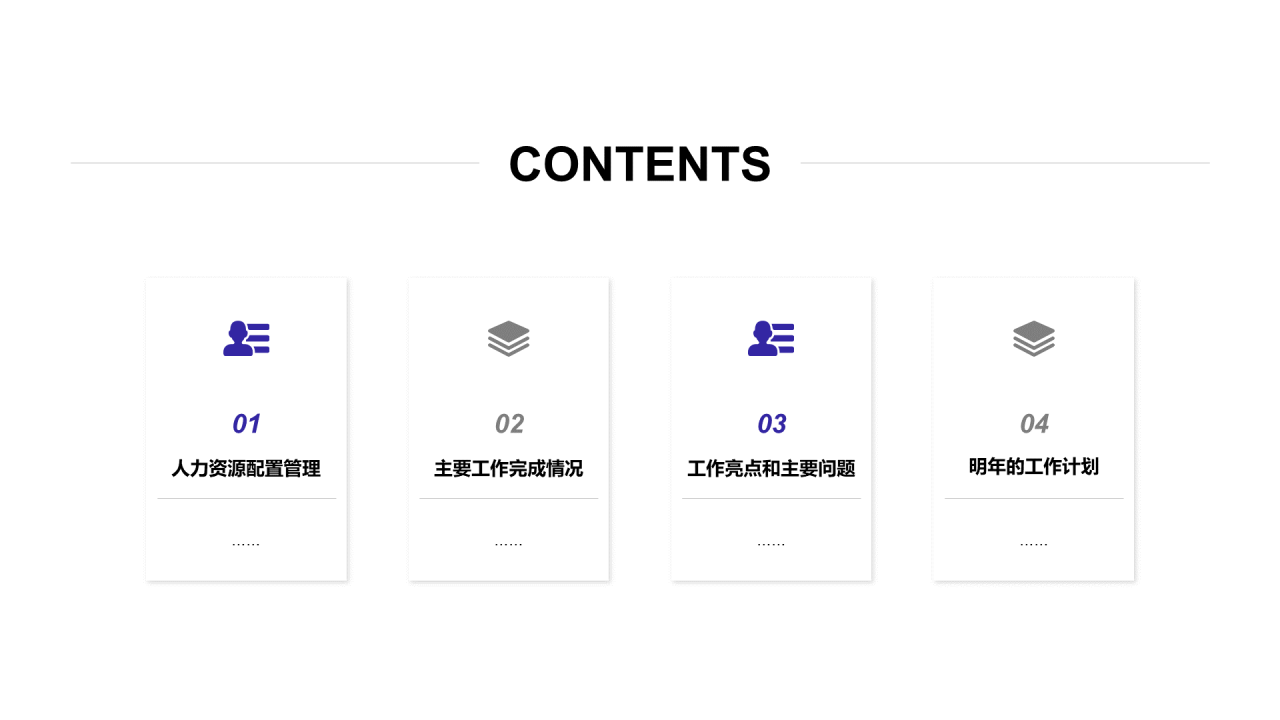 黄色商务风人力资源部年终总结汇报PPT模板下载