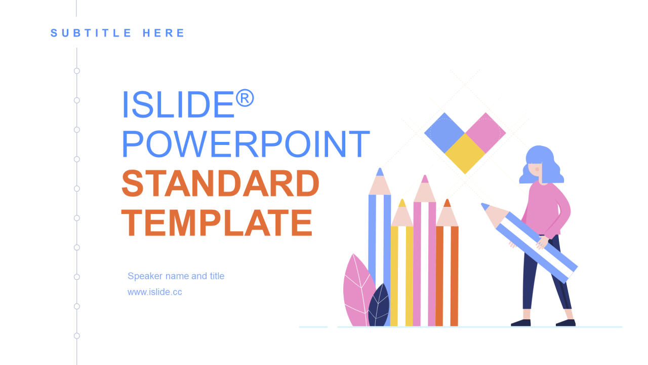 多色插画教育培训培训课件PPT案例