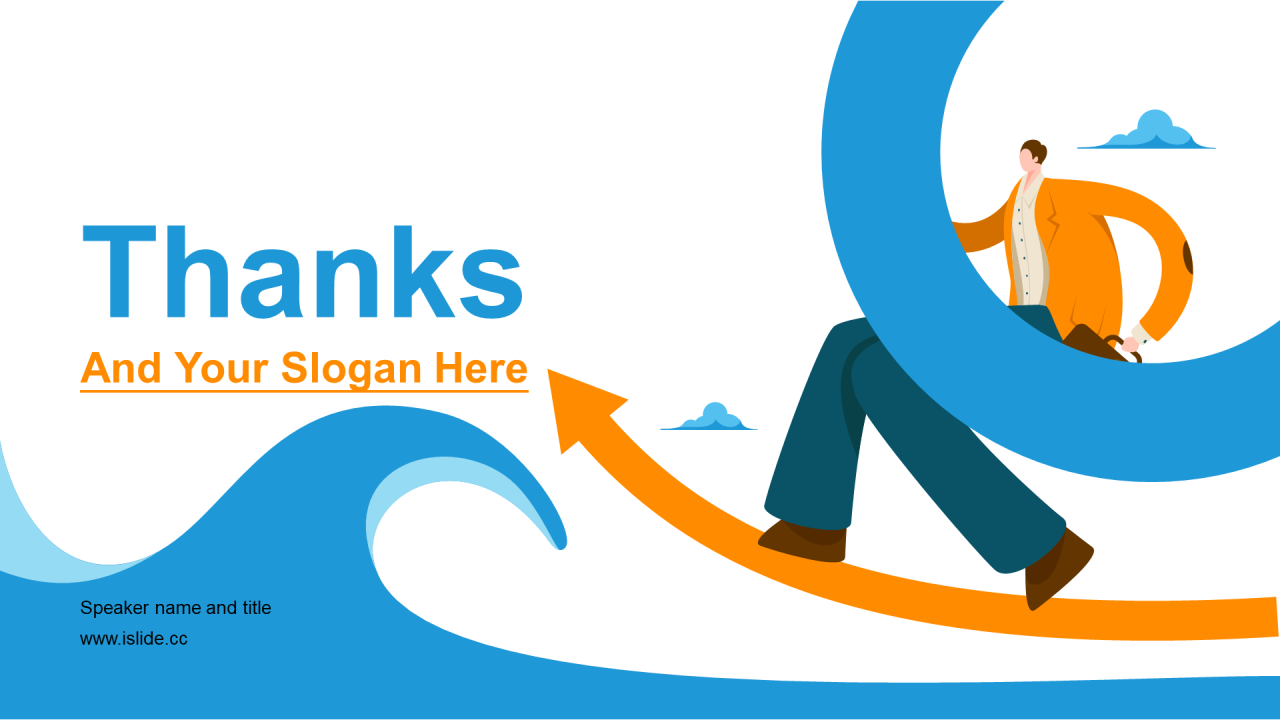 多色插画银行金融竞聘述职PPT案例