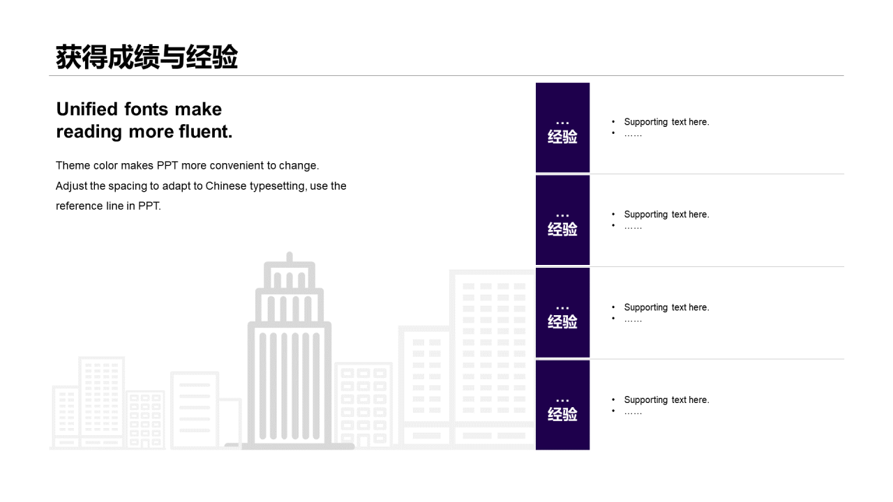 紫色商务年度总结项目计划汇报PPT案例