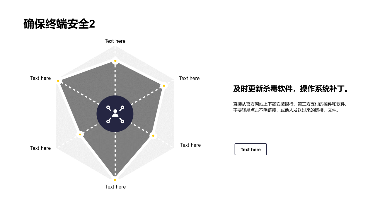 多色插画银行卡网络安全小知识培训PPT下载
