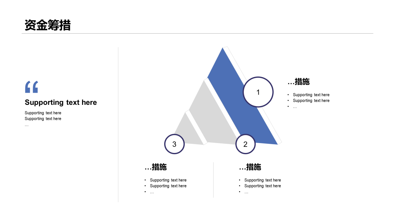 蓝色上海建筑项目预估说明汇报PPT案例