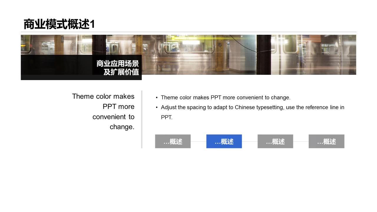 蓝色商务通信通讯运营商业计划书PPT下载