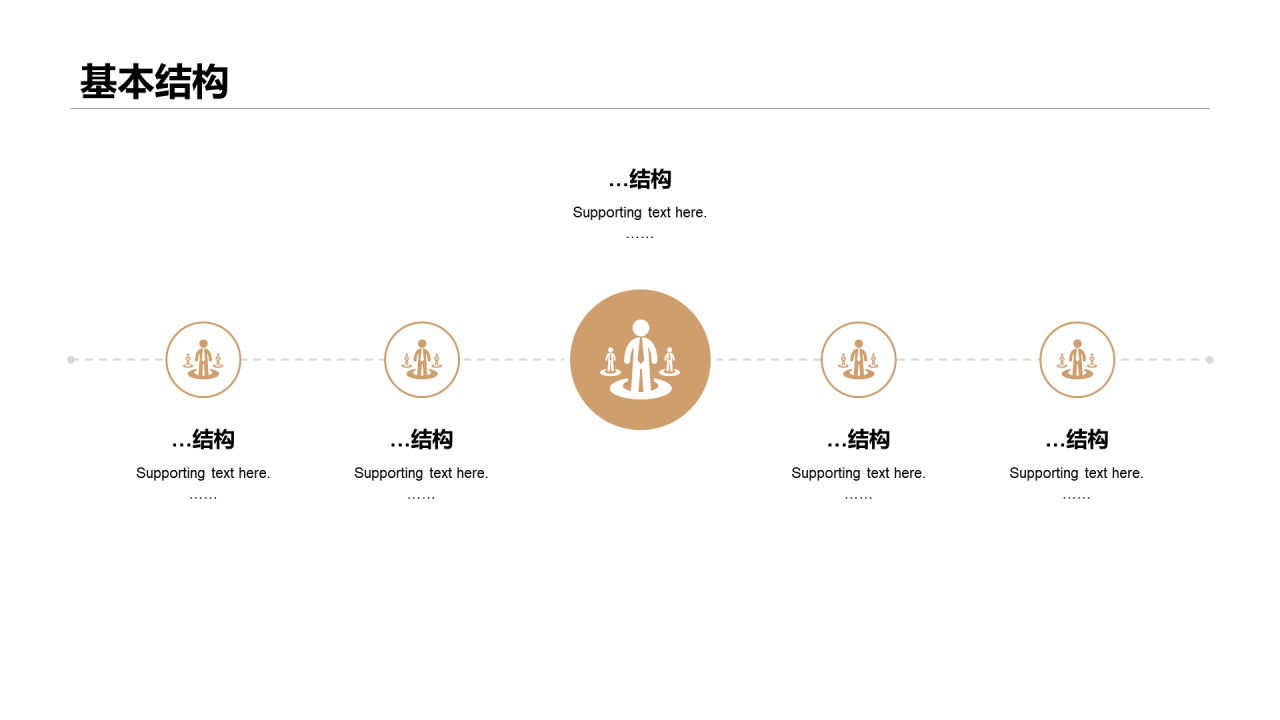 棕色插画国际象棋项目市场调研分析PPT案例