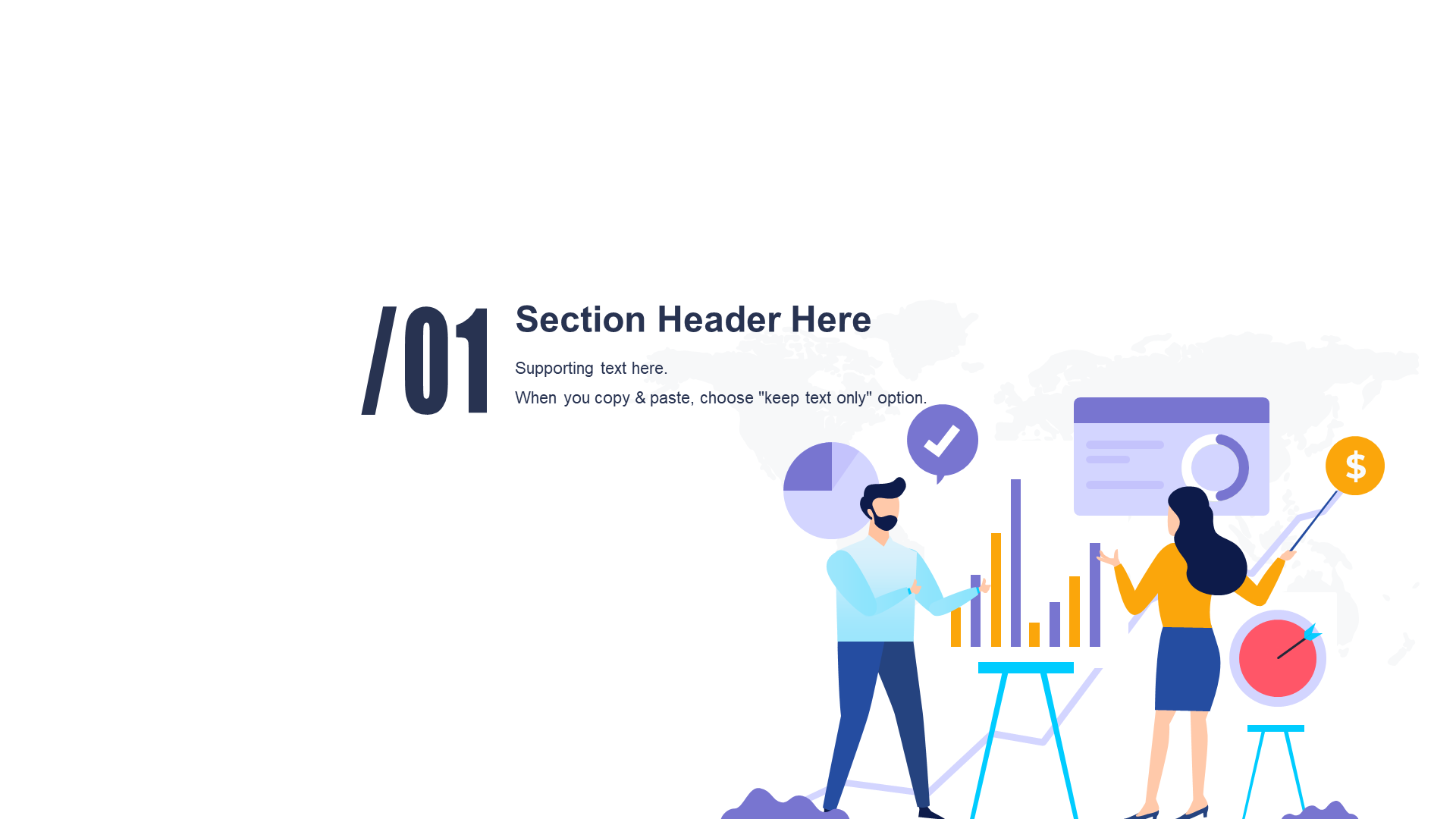 PPT Theme of Multi-color Illustration Education and Training Courseware