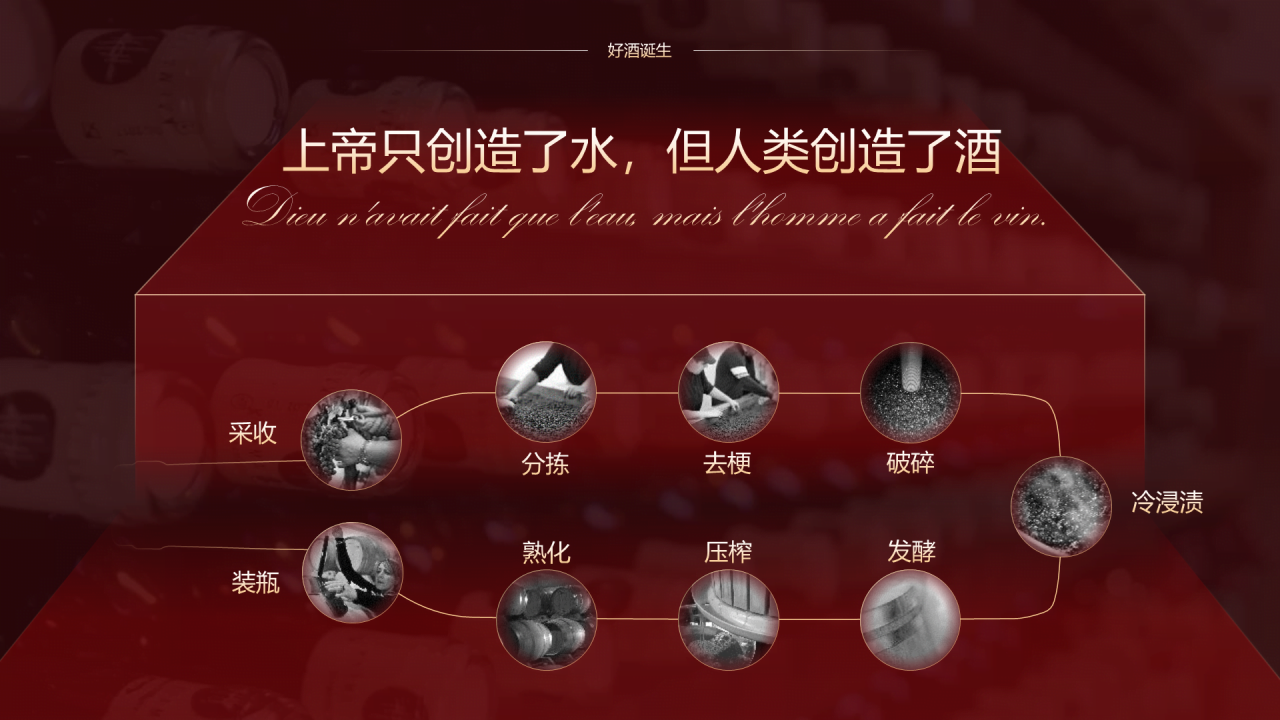 红色商务红酒品牌发布会活动PPT下载