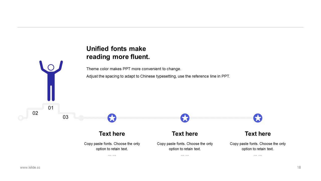 蓝色创意科技智能工作总结PPT案例