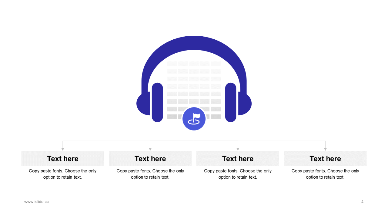蓝色创意科技智能工作总结PPT案例