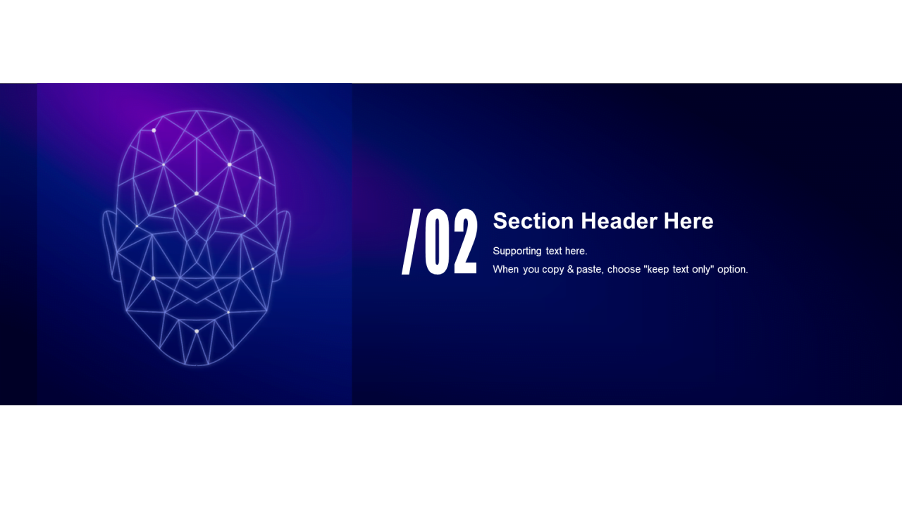 蓝色创意科技智能工作总结PPT案例