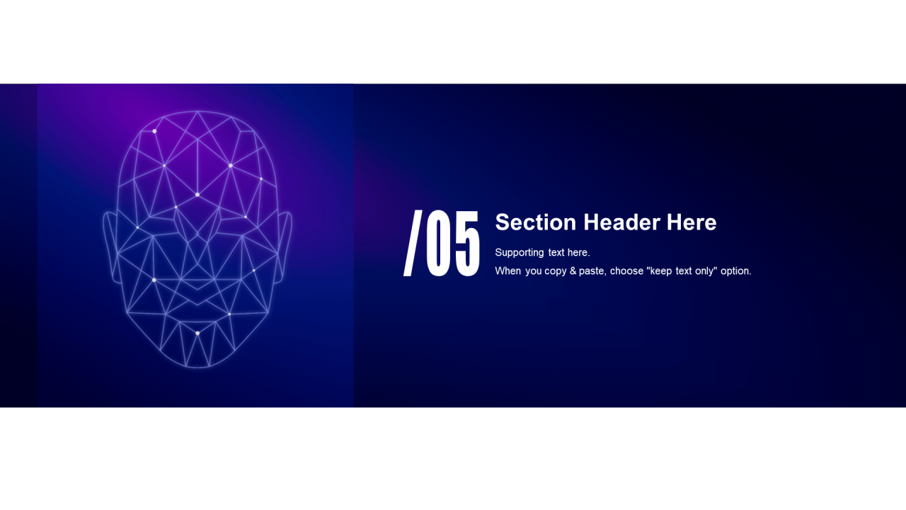 蓝色创意科技智能工作总结PPT案例