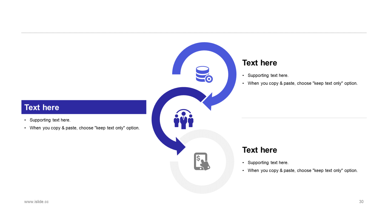 蓝色创意科技智能工作总结PPT案例