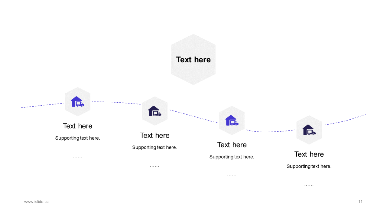 蓝色创意风金融行业公司上半年工作总结PPT素材下载