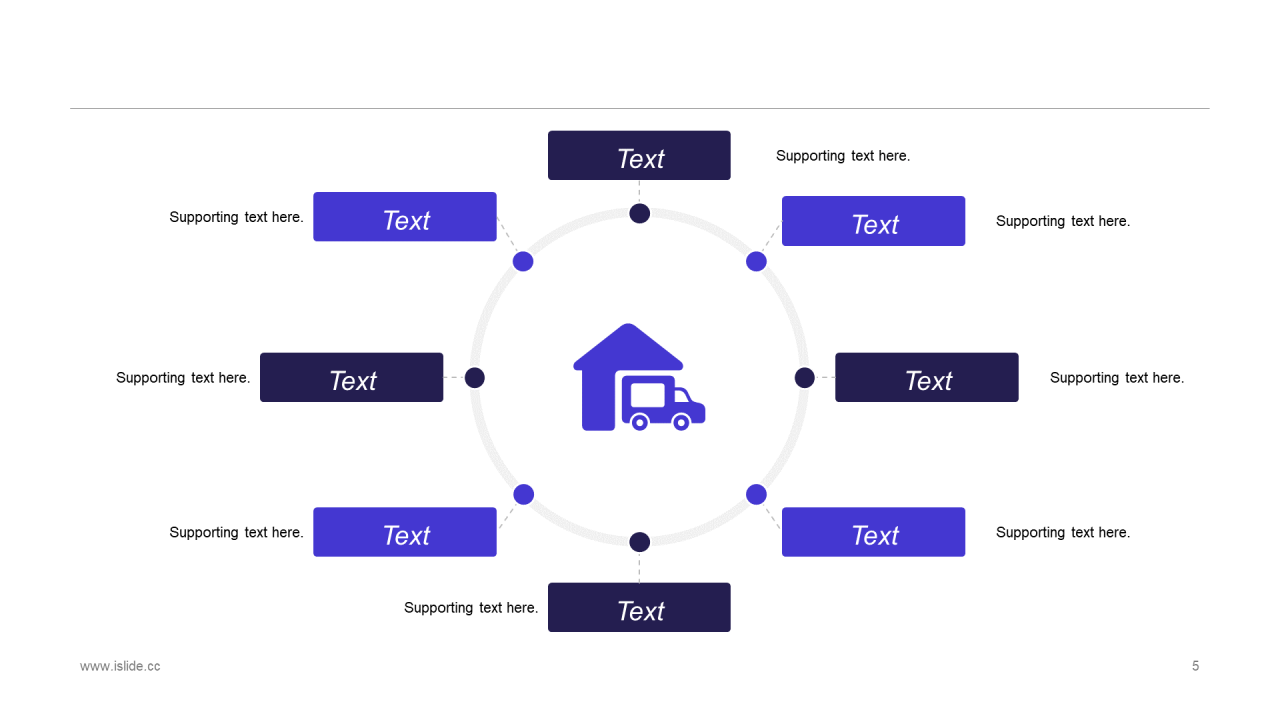 蓝色创意风金融行业公司上半年工作总结PPT素材下载