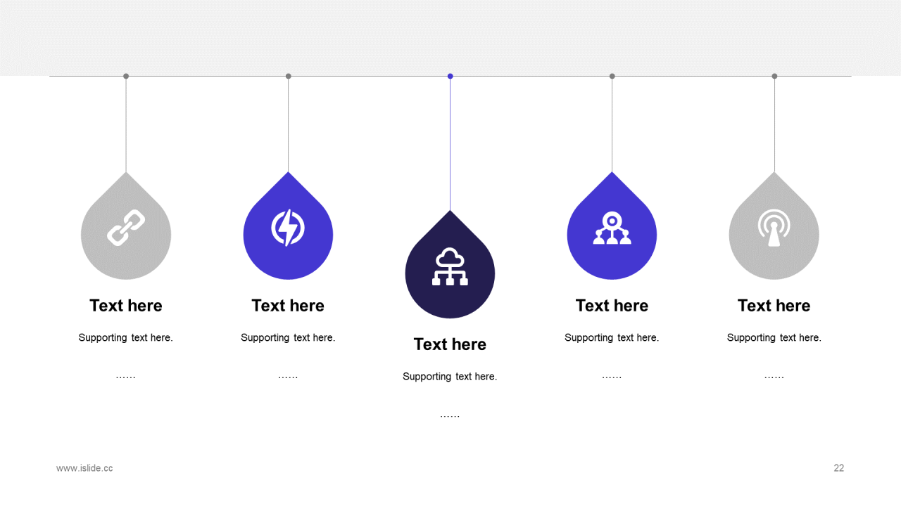 蓝色创意风金融行业公司上半年工作总结PPT素材下载