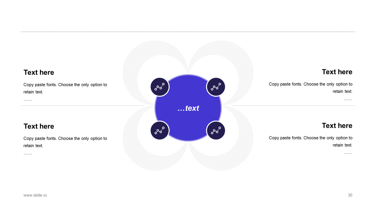 蓝色创意风金融行业公司上半年工作总结PPT素材下载