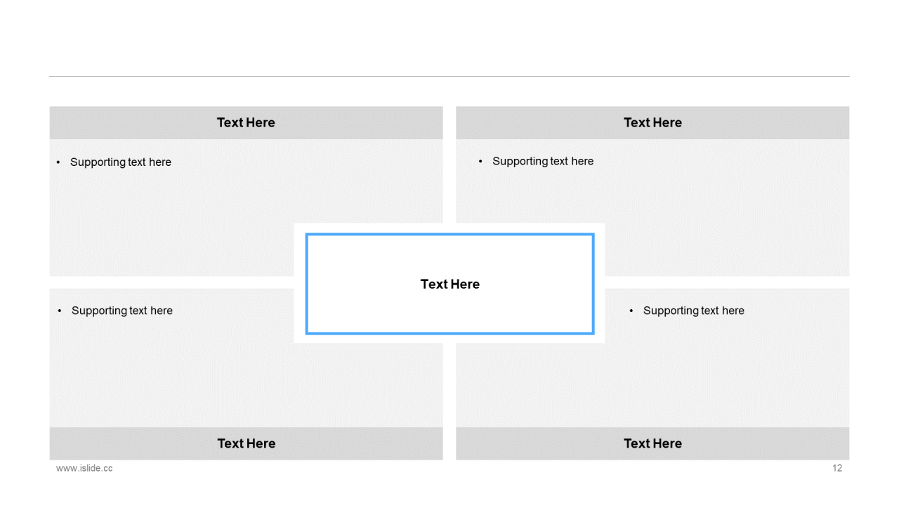 多色创意时尚市场营销PPT案例