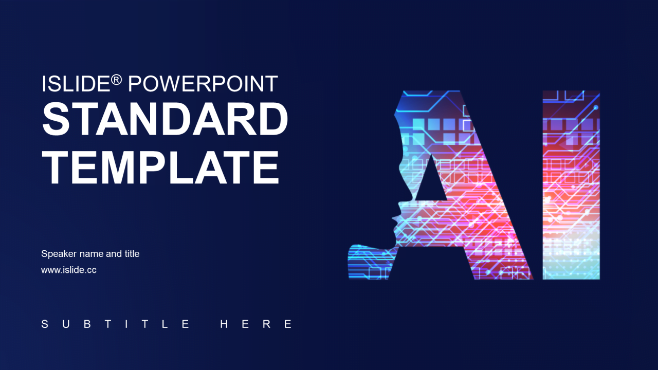 多色创意简约科技智能市场营销PPT案例