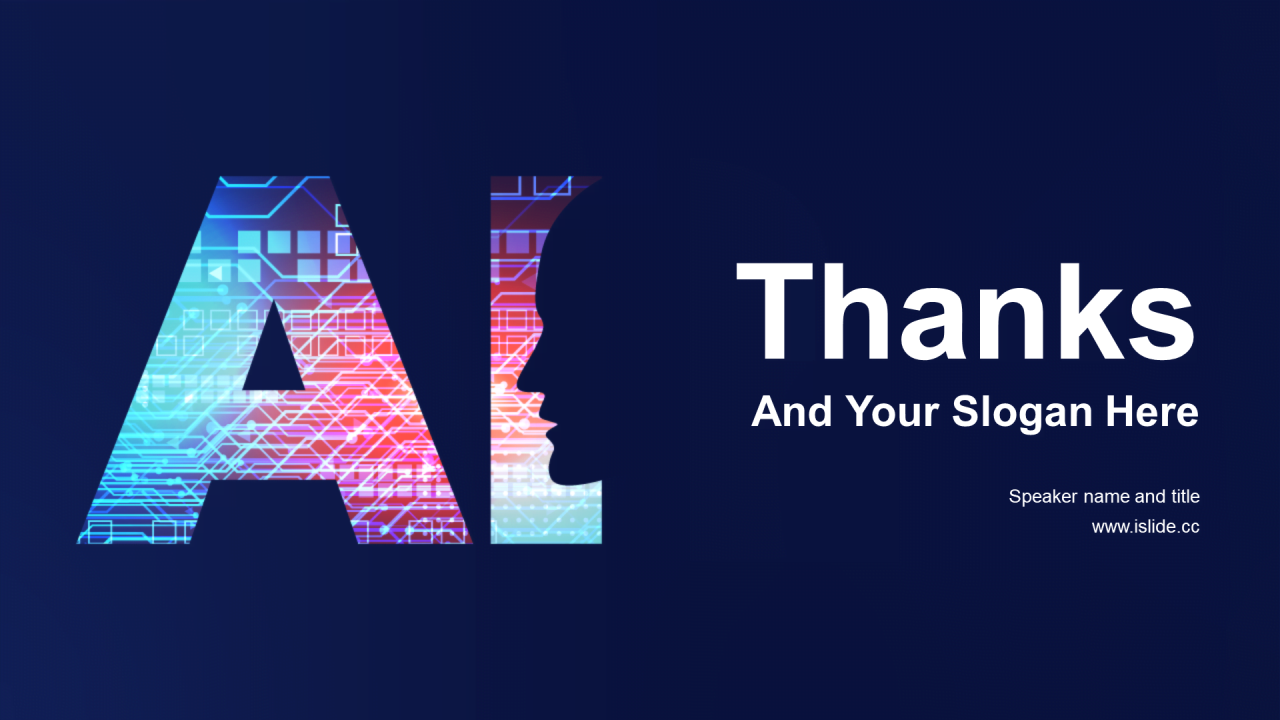 多色创意简约科技智能市场营销PPT案例