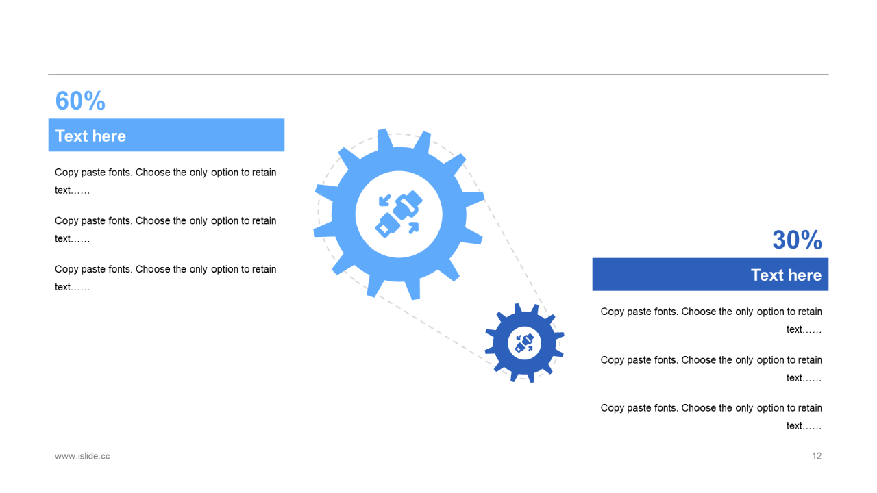 蓝色插画工作总结PPT案例