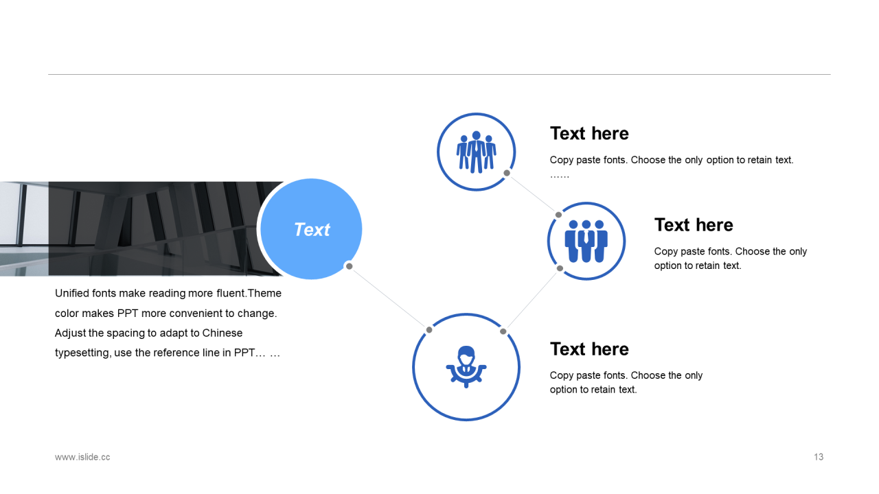 蓝色插画工作总结PPT案例