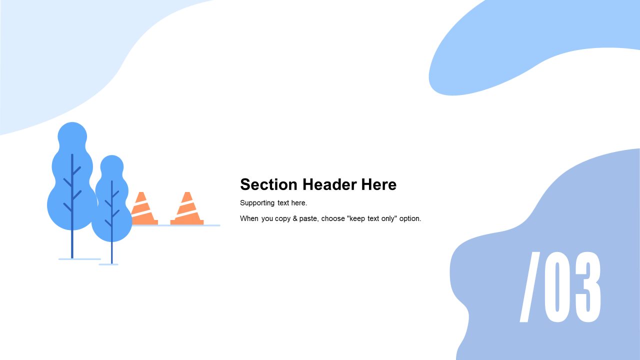 蓝色插画工作总结PPT案例