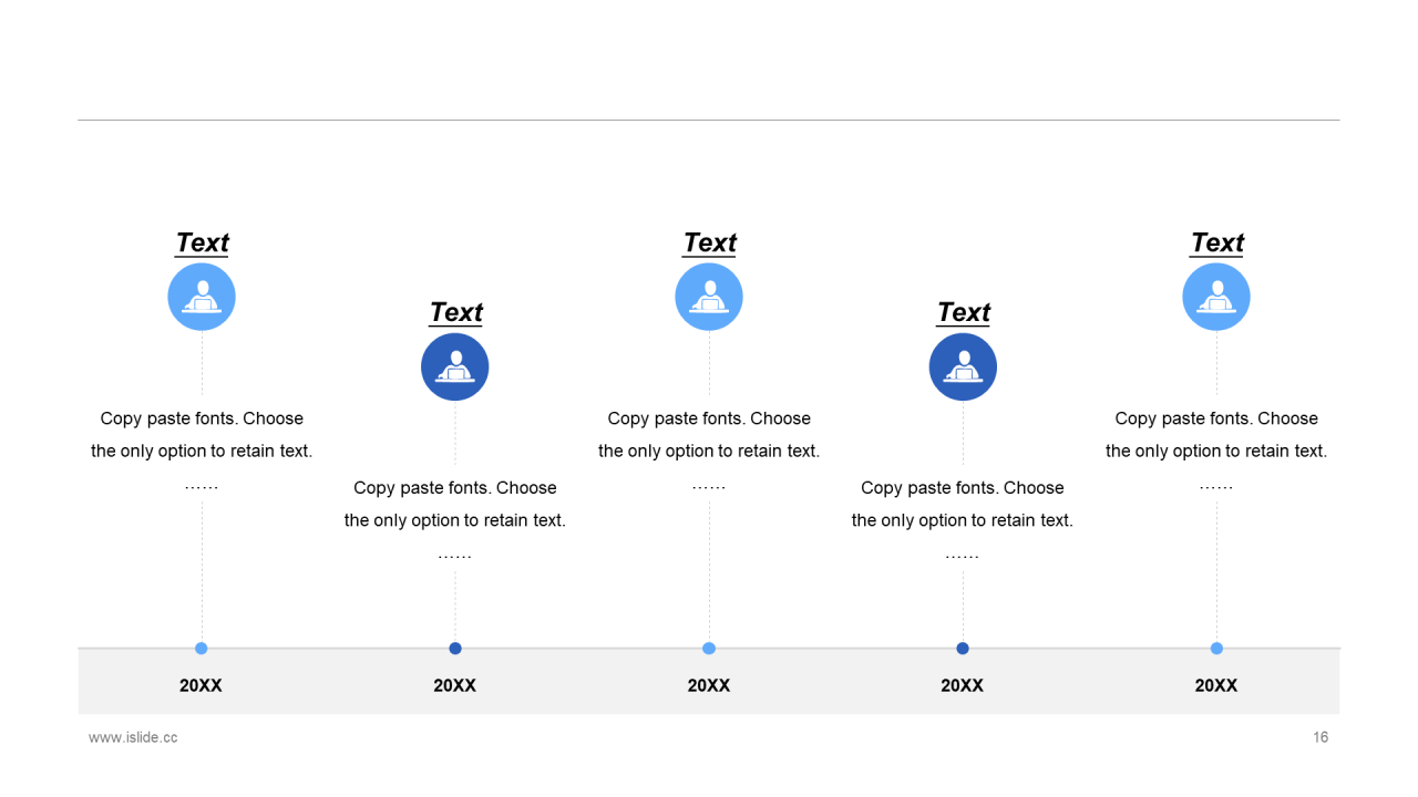 蓝色插画工作总结PPT案例