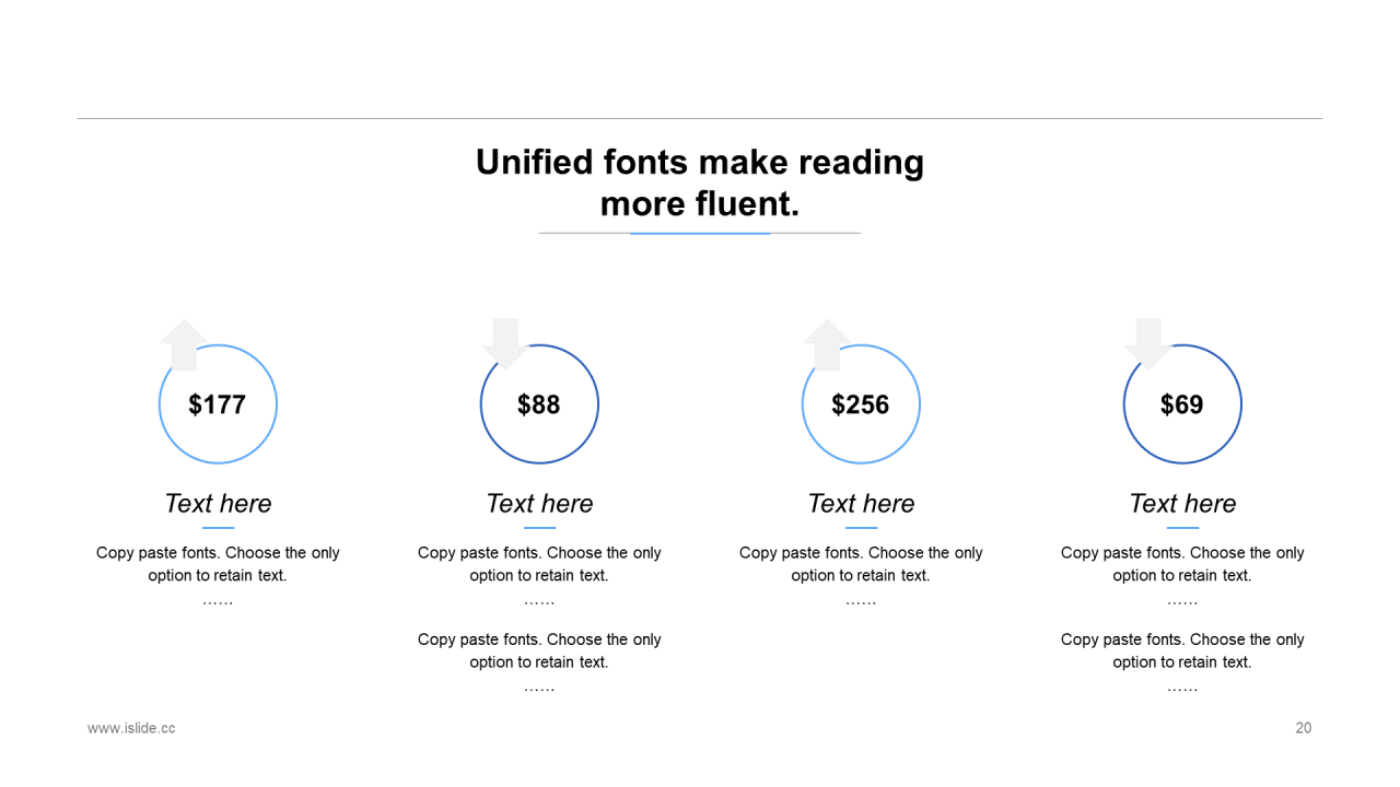 蓝色插画工作总结PPT案例