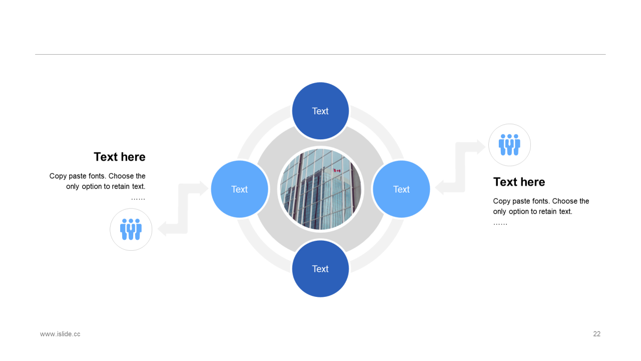 蓝色插画工作总结PPT案例