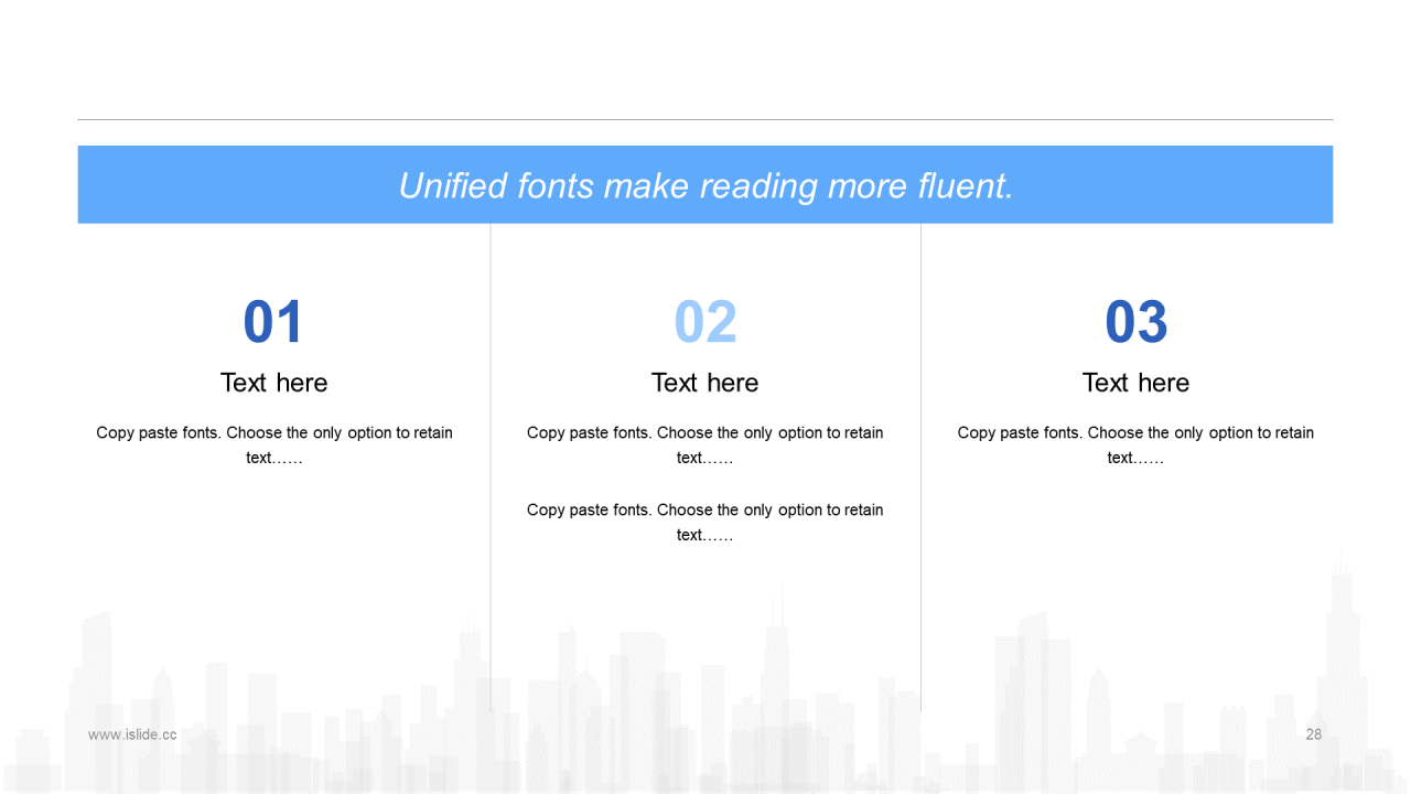 蓝色插画工作总结PPT案例