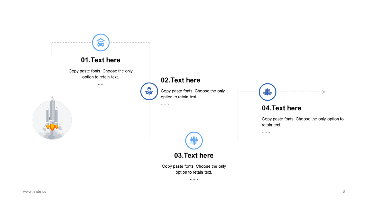 蓝色插画工作总结PPT案例