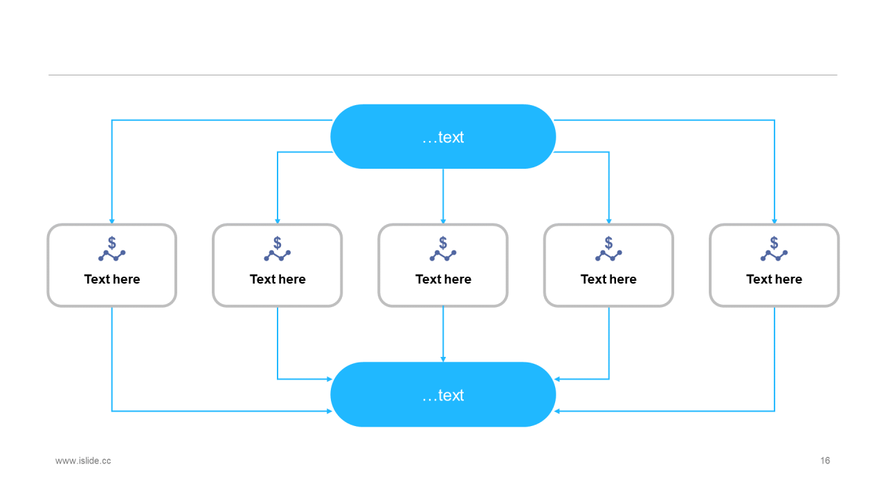 蓝色插画新媒体行业分析报告PPT通用模板
