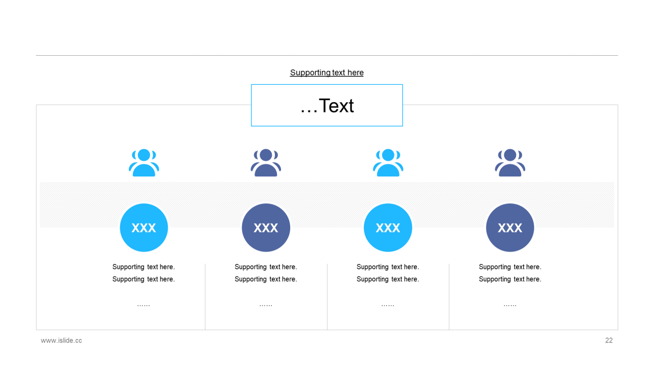 蓝色插画新媒体行业分析报告PPT通用模板