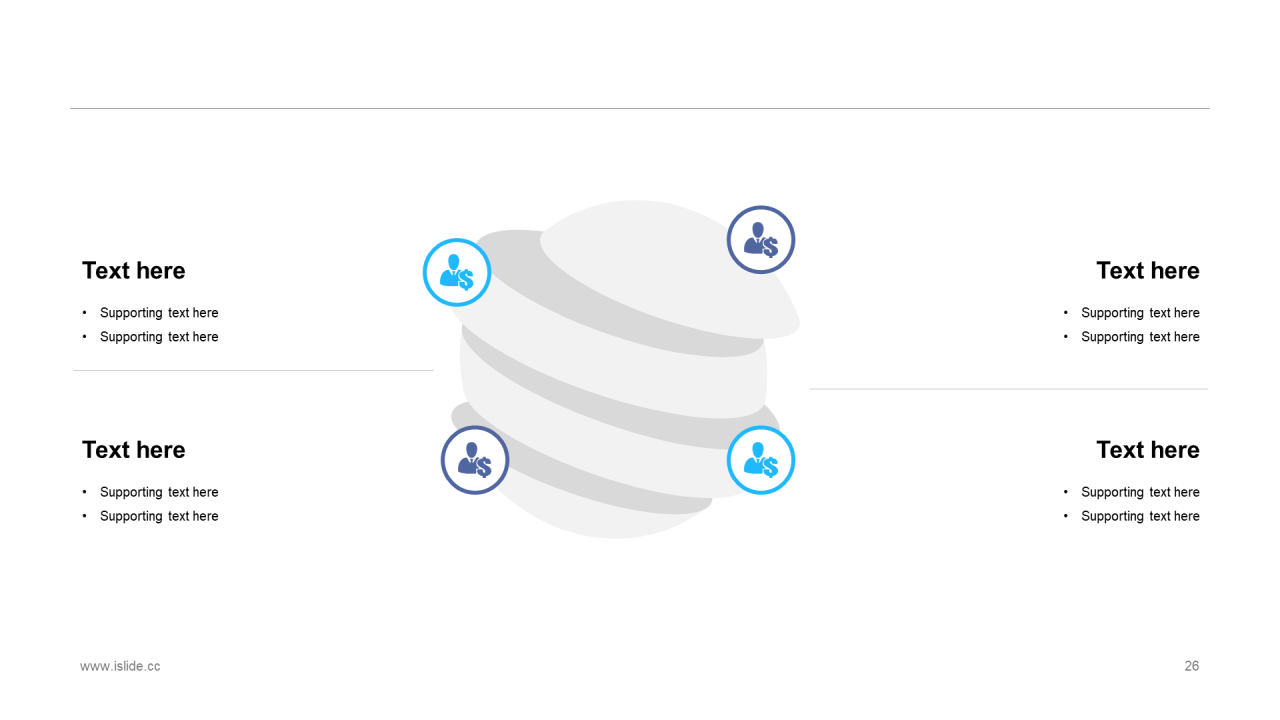 蓝色插画新媒体行业分析报告PPT通用模板