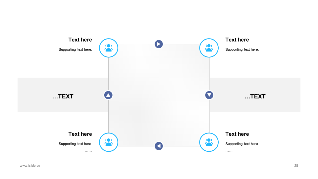蓝色插画新媒体行业分析报告PPT通用模板