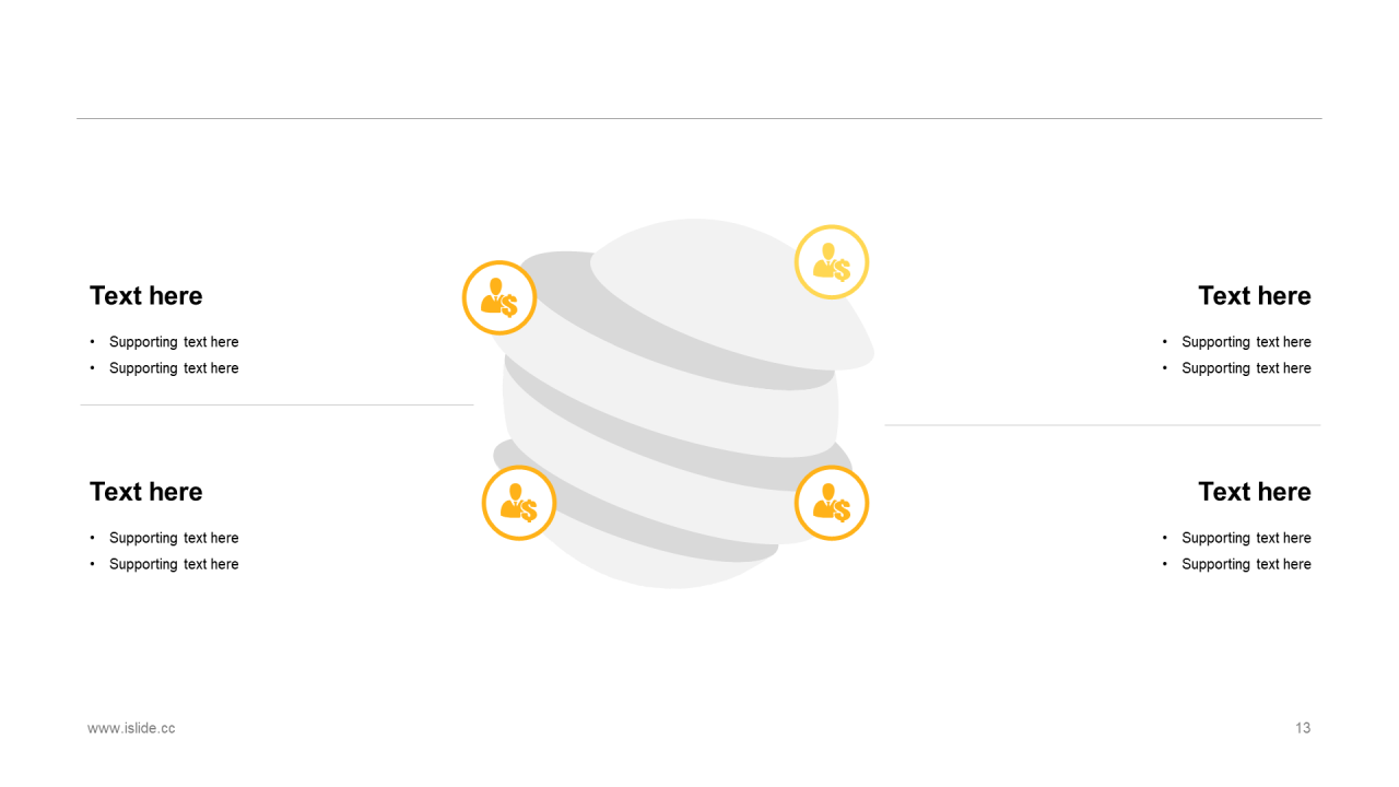 黄色插画培训课件竞聘述职PPT案例