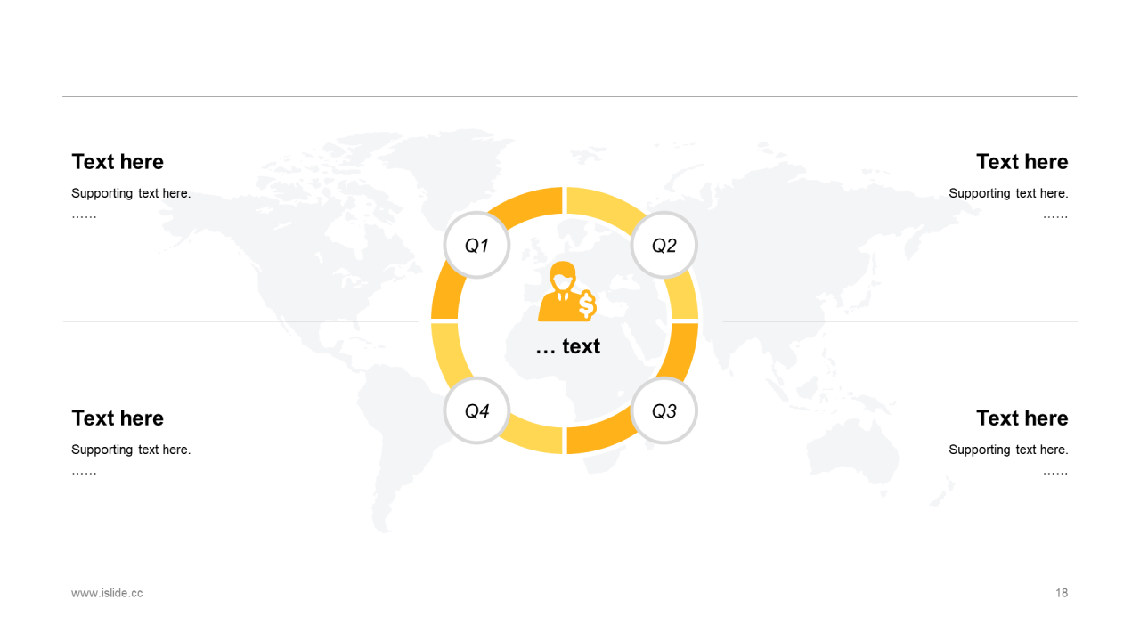 黄色插画培训课件竞聘述职PPT案例