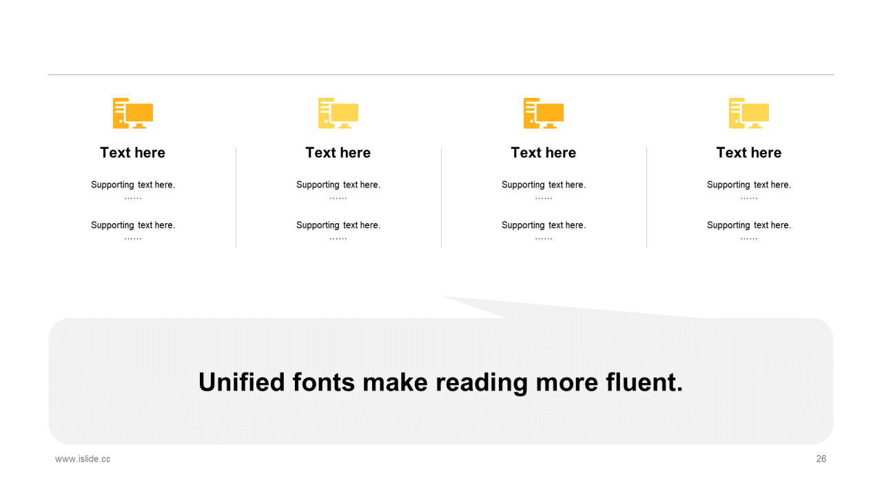 黄色插画培训课件竞聘述职PPT案例