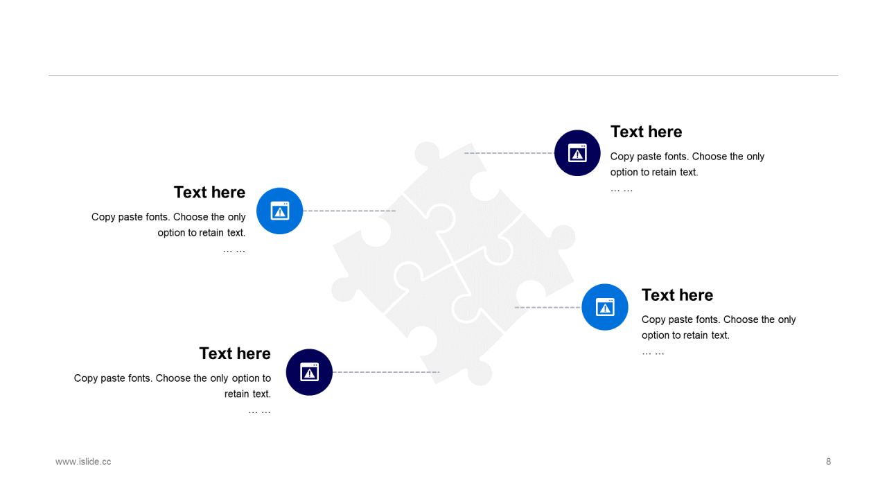 蓝色商务工作总结市场营销PPT案例