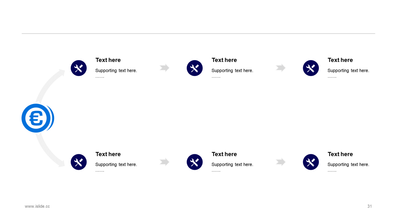 蓝色商务工作总结市场营销PPT案例