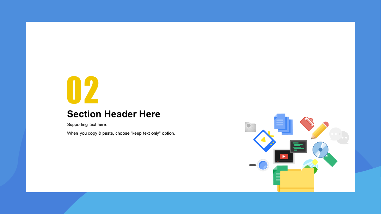 蓝色插画教育培训培训课件PPT案例