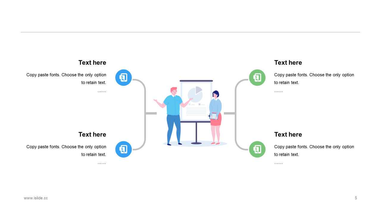 白色插画工作总结培训课件PPT案例