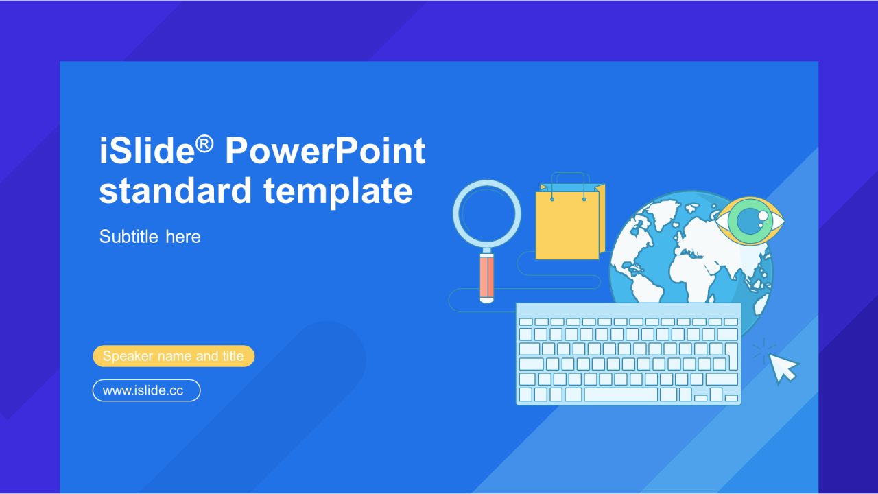 蓝色插画工作总结毕业答辩PPT案例