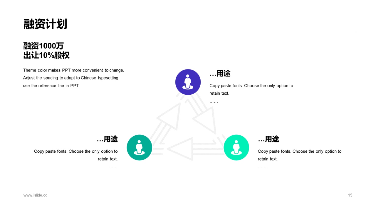 蓝色简约创意VR虚拟现实技术商业计划书PPT案例