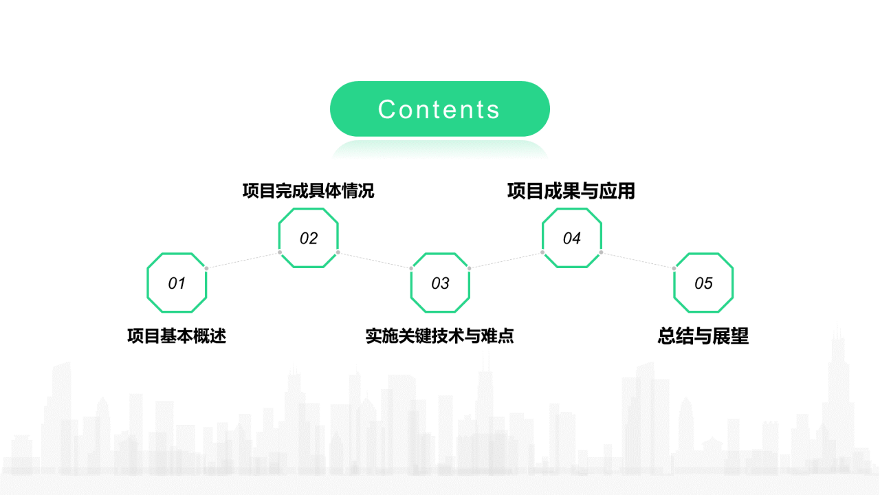 多色插画部门项目总结进度汇报PPT案例