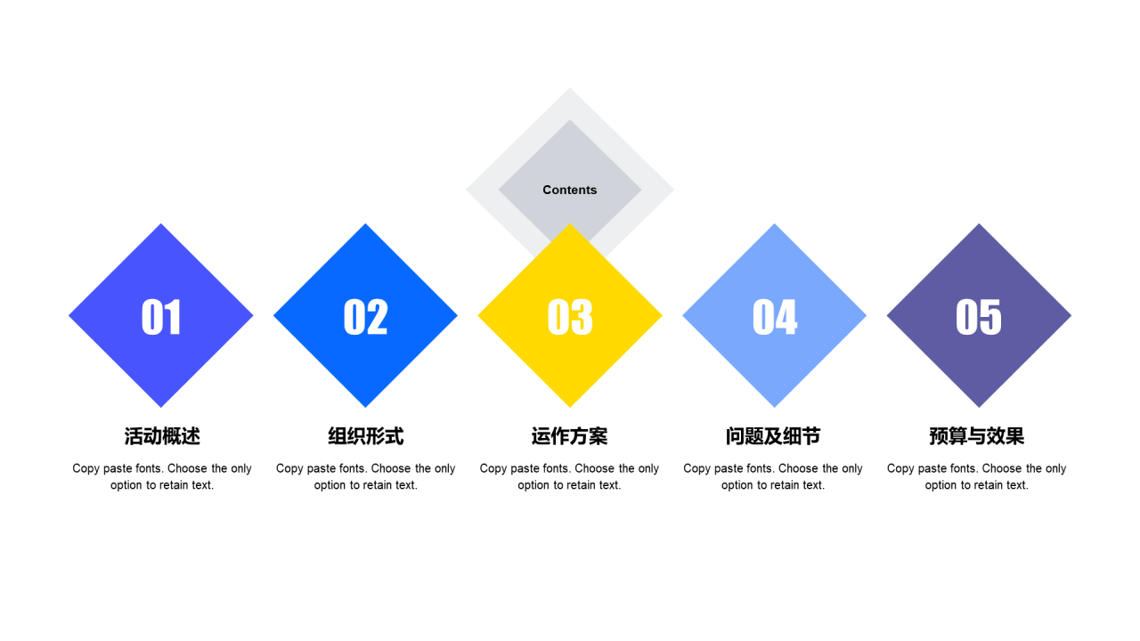 蓝色插画风品牌活动方案策划书PPT案例