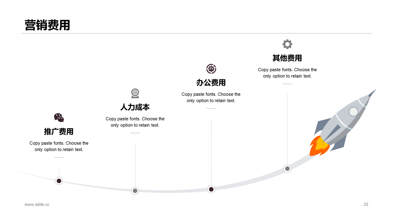 橙色商务一季度市场营销计划活动方案PPT素材下载