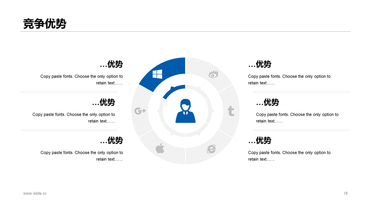 多色商务管理咨询有限公司PPT案例