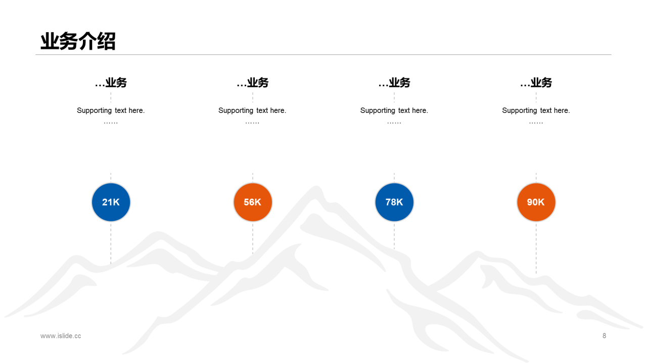 多色商务管理咨询有限公司PPT案例