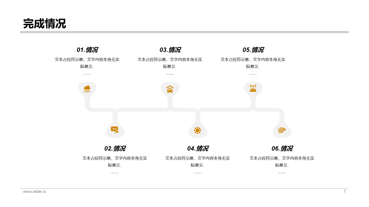 黄色商务个人年终总结工作报告PPT案例