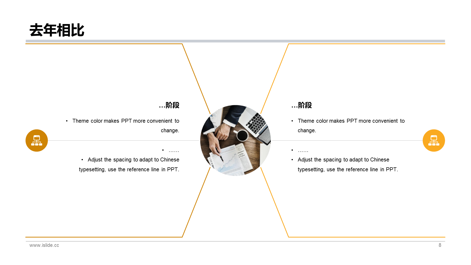 黄色商务个人年终总结工作报告PPT案例